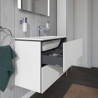 Vorschau: Duravit L-Cube Waschtischunterschrank wandhängend 82x39cm mit 2 Schubladen für ME by Starck 234283