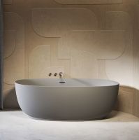 RIHO Phatos Free Badewanne 170x80cm stone grey B162001085