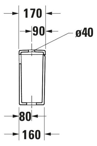 Duravit Duravit No.1 Spülkasten 3/6L mit Dual Flush, Anschluss unten links, weiß