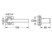 Vorschau: Grohe Allure WC-Papierhalter ohne Deckel