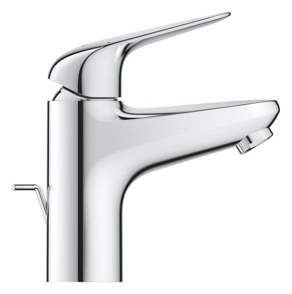 Grohe Euroeco Einhand-Waschtischbatterie S-Size mit Ablaufgarnitur, chrom