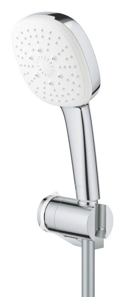 Grohe Tempesta Cube 110 Wandhalterset mit Brauseschlauch 175cm, 3 Strahlarten, 7,4 l/min, chrom