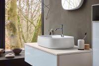 Vorschau: Duravit Zencha Aufsatzbecken 55x39cm weiss matt 2374553271