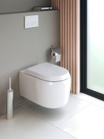 Vorschau: Duravit Qatego WC-Sitz mit Absenkautomatik, für 255609 und 202009, 46,3x36,9cm, weiß