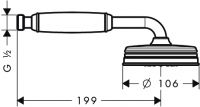 Vorschau: Axor Montreux 1jet Handbrause