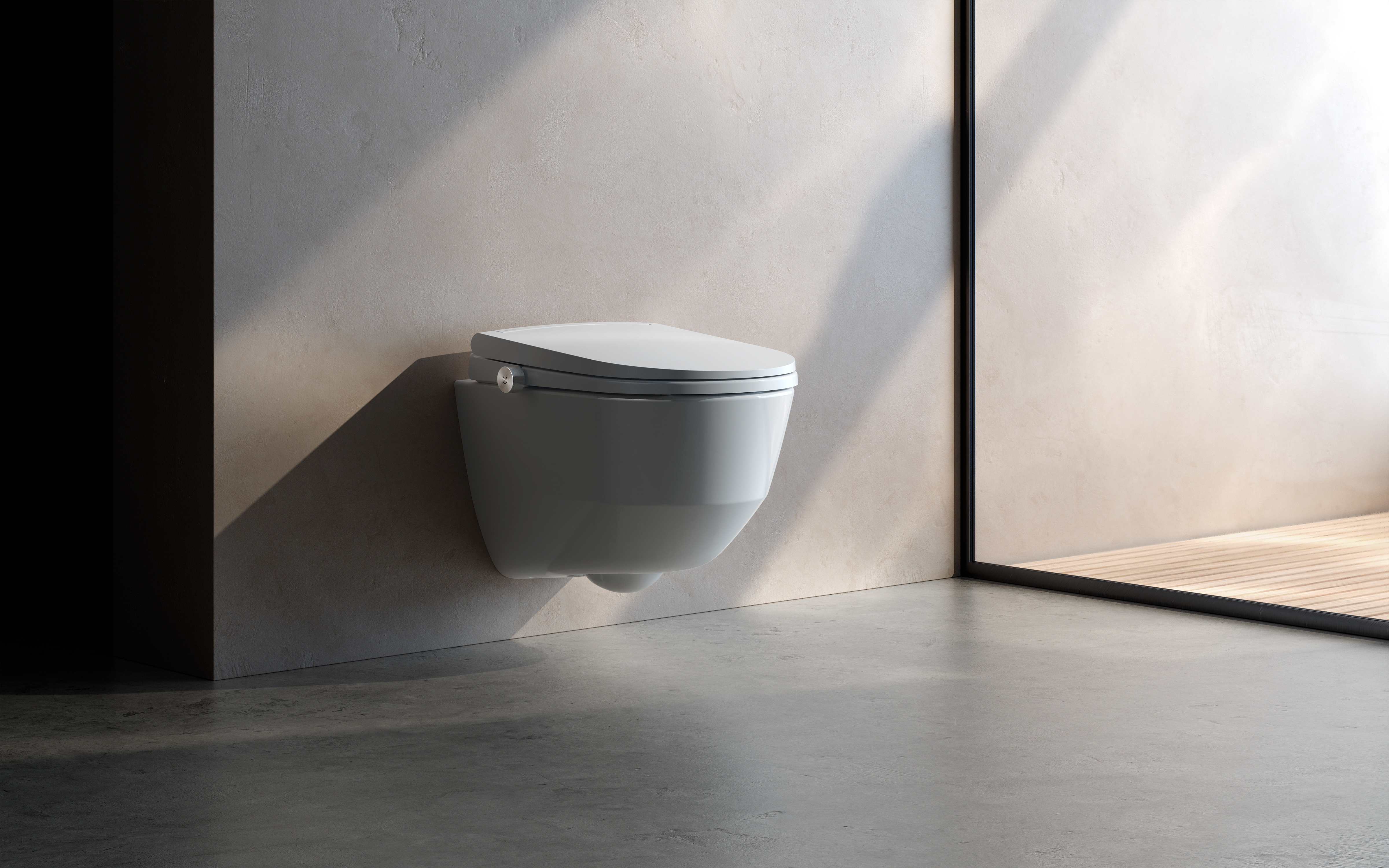 LAUFEN CLEANET PRO Dusch-WC wandhängend im Badezimmer