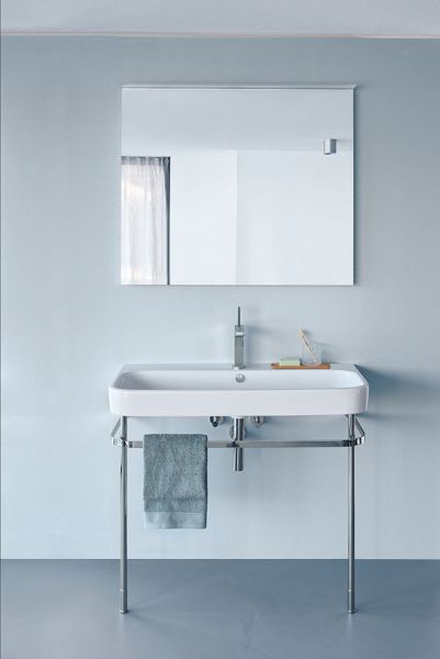 Duravit Happy D.2 Waschtisch rechteckig 100x50,5cm, mit Hahnloch und Überlauf, weiß 2318100000