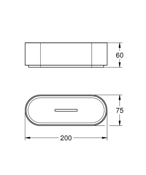 Grohe Duschablage ohne Halterung 41037000 1