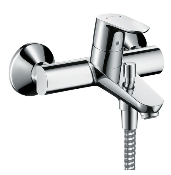 Hansgrohe Focus Einhebel-Wannenmischer Aufputz, chrom