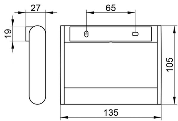 Keuco Plan Toilettenpapierhalter