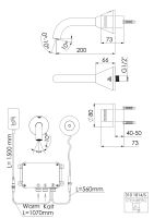 Vorschau: Steinberg Serie 310 iconic elektronische Wand-Waschtischarmatur