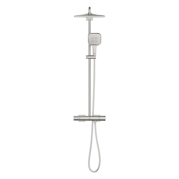 Grohe Rainshower SmartActive 310 Cube Duschsystem Aufputz, supersteel