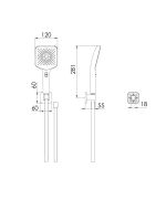 Vorschau: Steinberg Serie 342 Handbrausegarnitur mit Halter, Brauseschlauch