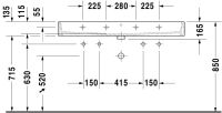 Vorschau: Duravit Vero Air Waschtisch 120x47cm, mit Überlauf, mit Wondergliss, weiß 23501200241