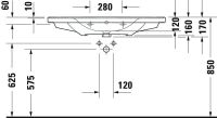 Vorschau: Duravit D-Neo Waschtisch rechteckig 100,5x48cm, mit Hahnloch und Überlauf, weiß 2367100000