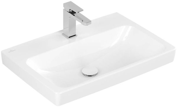 Villeroy&Boch Architectura Waschbecken 65x45cm, weiß 4A876601 mit Hahnloch ohne Überlauf