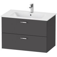 Duravit XBase Waschtischunterschrank 80cm, 2 Auszüge, passend zu Waschtisch ME by Starck 233683 XB612104949