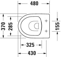 Vorschau: Duravit Duravit No.1 Stand-WC-Set Tiefspüler, ohne Beschichtung weiß 41840900A1