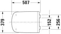 Vorschau: Duravit DuraStyle WC-Sitz ohne Absenkautomatik, weiß