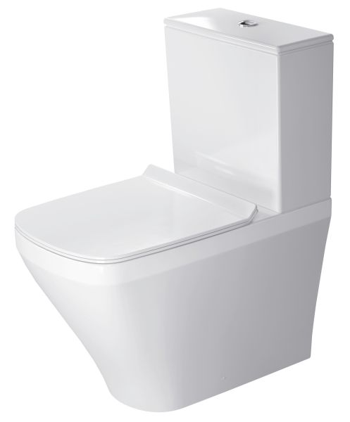 Duravit DuraStyle Stand-WC für Kombination Tiefspüler, Spülrand, WonderGliss weiß 21550900001