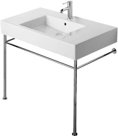 Duravit Vero Metallkonsole bodenstehendWandmontage zu Waschtisch 032910, chrom 0030721000