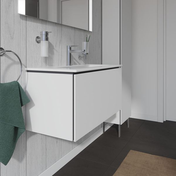 Duravit L-Cube Waschtischunterschrank wandhängend 82x39cm mit 1 Schublade für ME by Starck 234283