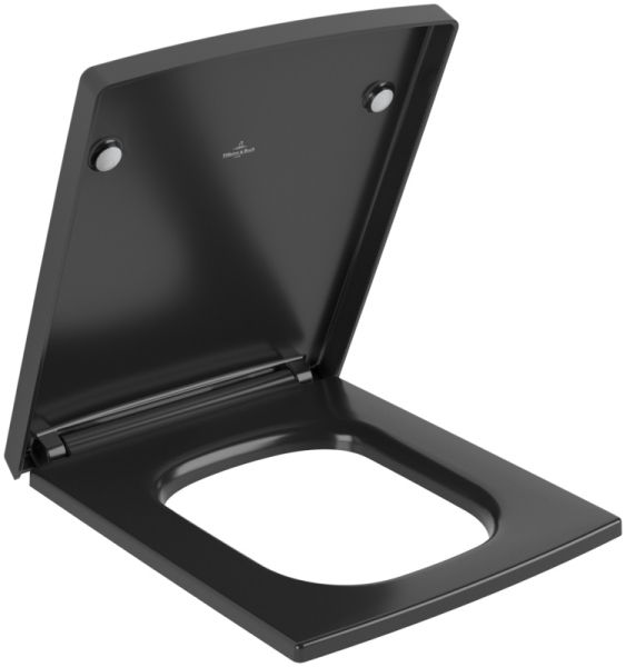 Villeroy&Boch Memento 2.0 WC-Sitz mit Absenkautomatik soft-close, schwarz - Ausstellungsstück