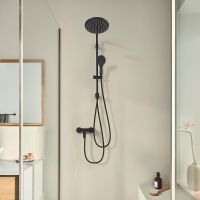 Vorschau: Grohe Tempesta System 250 Flex Duschsystem 60cm mit Umstellung, wassersparend, matt black