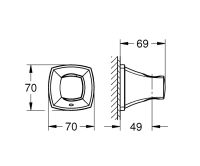 Vorschau: Grohe Grandera Wandbrausehalter