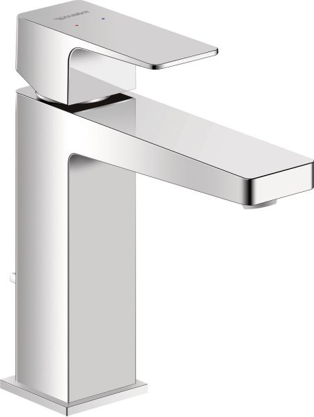 Duravit Manhattan Einhebel-Waschtischarmatur M mit Zugstangen-Ablaufgarnitur wassersparend, chrom MH1022001010