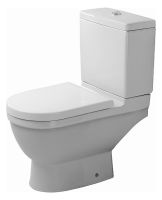 Duravit Starck 3 Stand-WC für Kombination Tiefspüler, Spülrand, WonderGliss weiß 01260900001