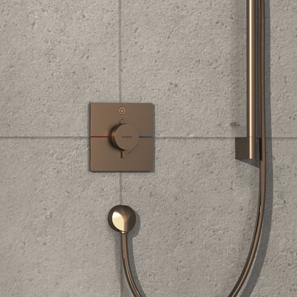 Hansgrohe ShowerSelect Comfort E Thermostat Unterputz für 1 Verbraucher, brushed bronze