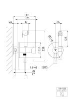 Vorschau: Steinberg Serie 100 Bidetbrause, schwarz matt