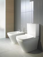 Vorschau: Duravit DuraStyle Stand-WC für Kombination, Tiefspüler 37x70cm, weiß