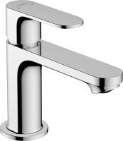 Hansgrohe Rebris S Einhebel-Waschtischarmatur 80 mit Zugstangen-Ablaufgarnitur, chrom 72510000