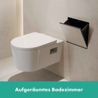 Vorschau: Hansgrohe XtraStoris Rock Einbau-Abfalleimer mit befliesbarer Tür 30x30x10cm