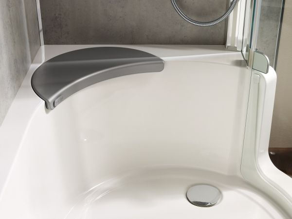 Artweger Twinline 1 Duschbadewanne für Duschtür mechanisch 180x100/80cm, weiß