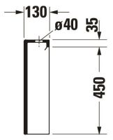 Vorschau: Duravit Viu Spülkasten 3/6L mit Dual Flush, Anschluss links, WonderGliss, weiß