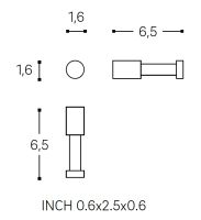 Vorschau: Cosmic Logic Haken, schwarz matt