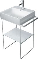 Duravit DuraSquare Metallkonsole bodenstehendWandmontage zu Waschtisch 073245, chrom 0031091000