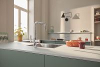 Vorschau: Grohe Blue Pure Eurosmart Küchenarmatur Starter Set mit U-Auslauf und S-Size Filter, chrom