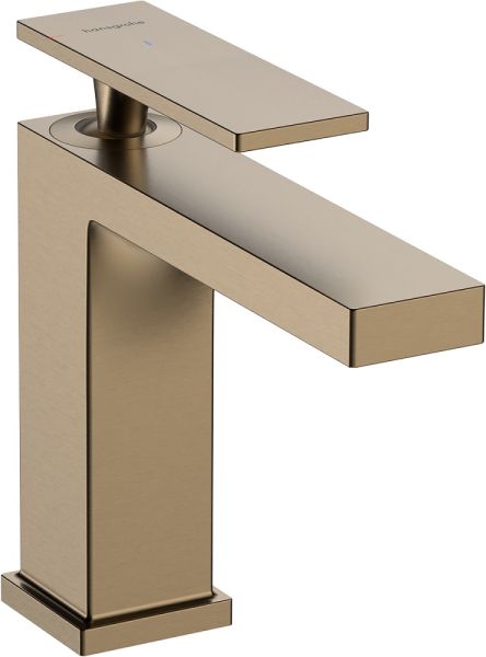 Hansgrohe Tecturis E Waschtischarmatur 110 CoolStart wassersparend+, Zugstangen-Ablaufg., brushed bronze 73014140