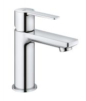 Vorschau: Grohe Lineare Badarmatur XS-Size mit Push-open-Ablaufgarnitur, wassersparend