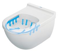 Vorschau: Duravit Starck 3 Wand-WC Set inkl. WC-Sitz mit Absenkautomatik, 54x37cm, oval, rimless, weiß 45270900A1