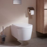 Vorschau: Hansgrohe EluPura S Wand-WC Set spülrandlos mit WC-Sitz, mit SoftClose, SmartClean, weiß 61119450