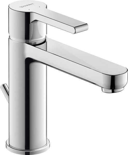 Duravit B.2 Einhebel-Waschtischmischer M mit Zugstangen-Ablaufgarnitur, chrom, B21020001010