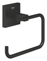 Grohe QuickFix Start Cube WC-Papierhalter, schwarz matt