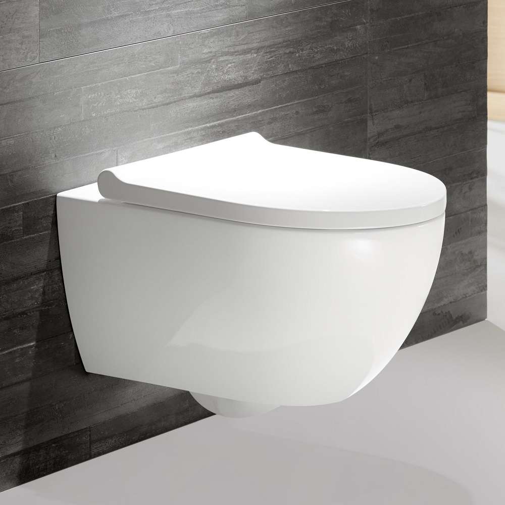 Geberit Acanto Wand-WC TurboFlush Mit WC-Sitz Weiß KeraTect