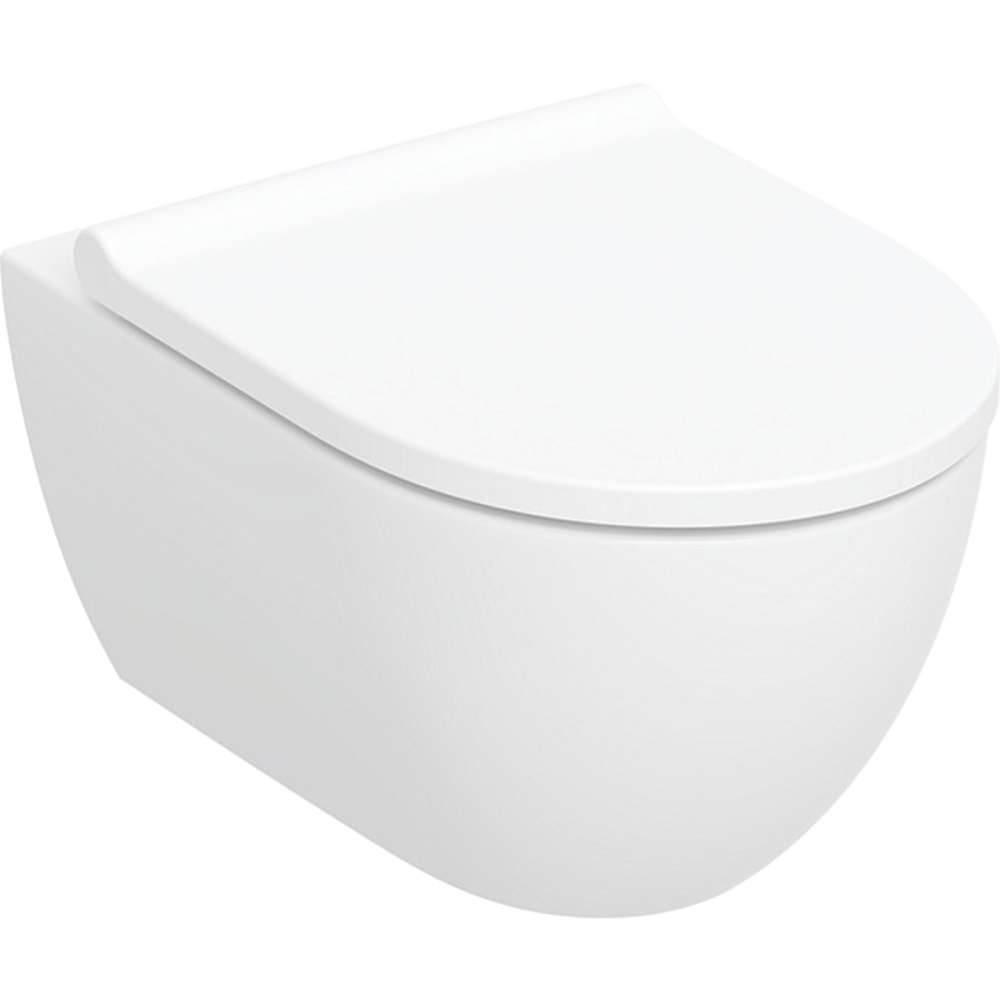 Geberit Acanto Wand-WC TurboFlush Mit WC-Sitz Weiß KeraTect