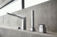 Vorschau: Grohe Allure Brilliant 4-Loch-Einhand-Wannenkombination mit Aqua Cube Stick-Handbrause